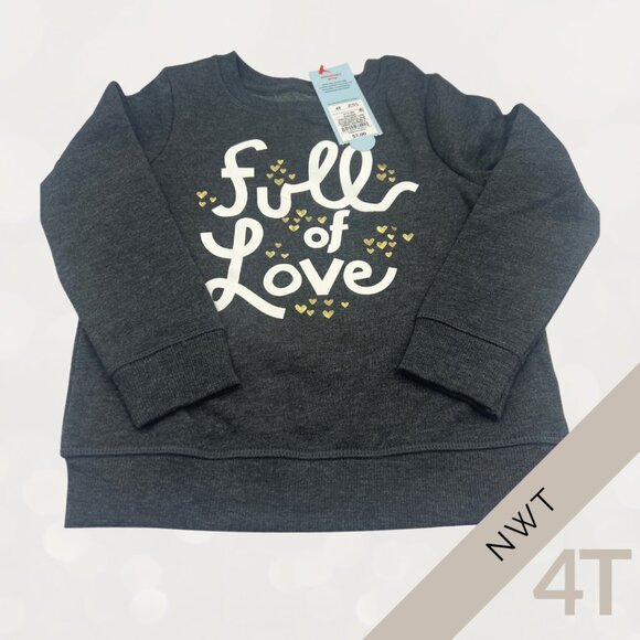 NWT Cat & Jack/ Old Navy Outfit Bundle | Girls’ 4T Sweatshirt & Jeggings - Picture 3 of 9